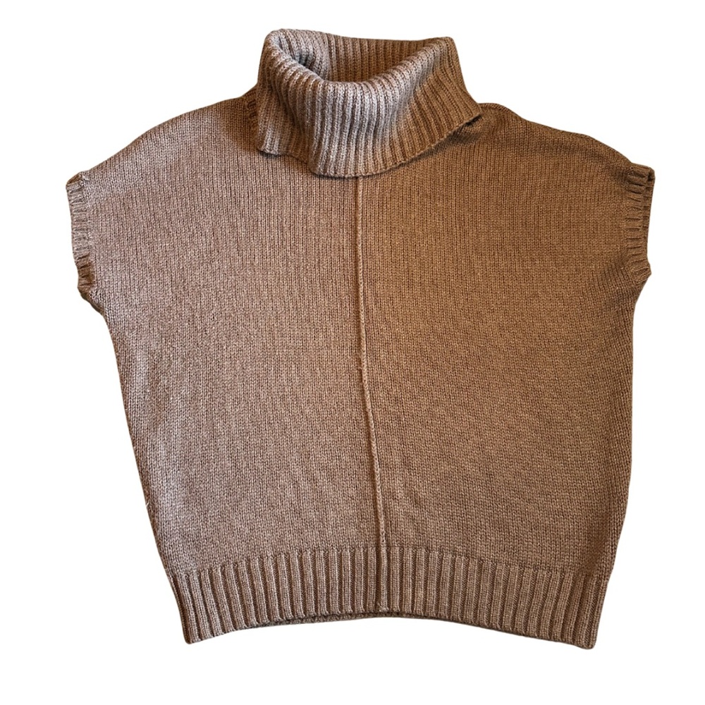 Old Navy Turtleneck Sweater - Loose Neck Cap Sleeve